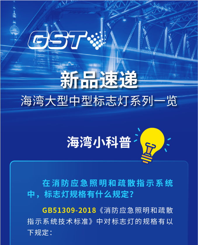 贵州海湾大型中型标志灯系列灯具科普