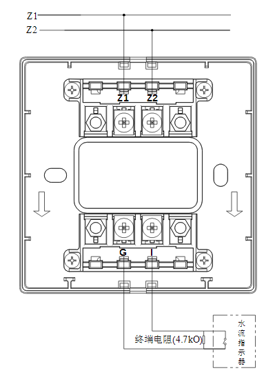 贵州贵州海湾消防GST-LD-8300B输入模块常开无源触点接线图