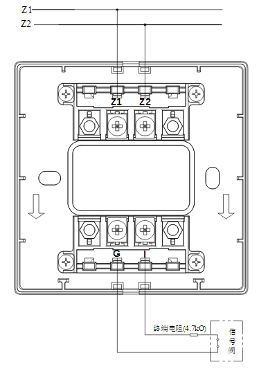 贵州贵州海湾消防GST-LD-8300B输入模块常闭无源触点接线图