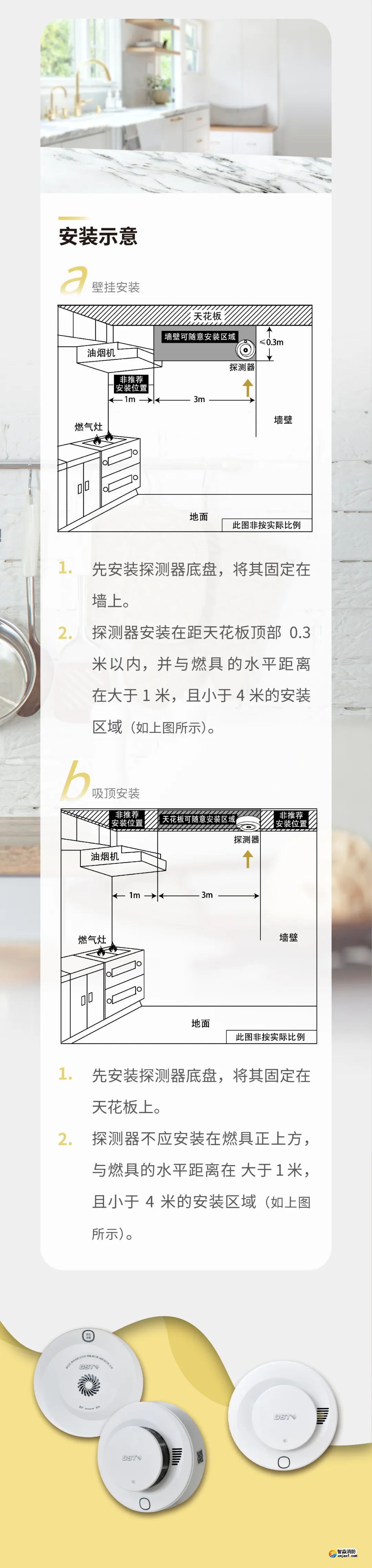 贵州海湾JT-230-AG-NB-CN家用可燃气体探测器参数特点